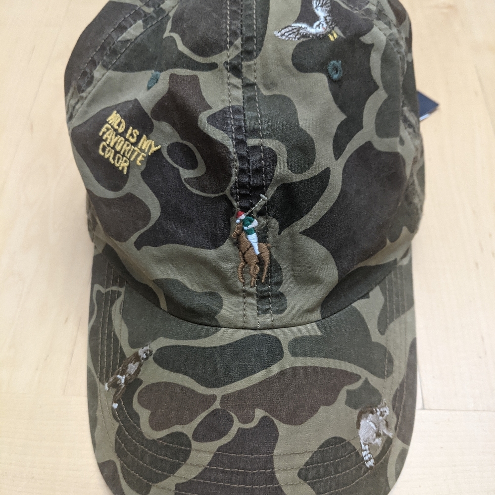 Polo Ralph Lauren Duck Camo with Embroidery Wild Sportsman Strapback Hat